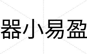 器小易盈