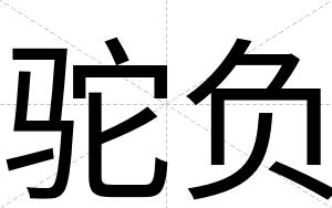 驼负