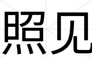 照见