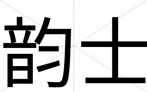 韵士
