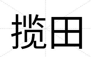 揽田