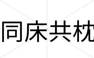 同床共枕