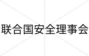 联合国安全理事会 联合国安全理事会