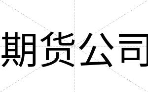 期货公司