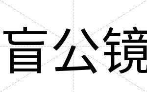 盲公镜