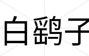 白鹞子 白鹞子