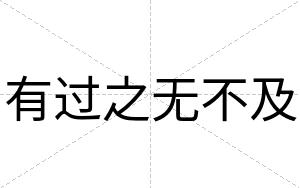 有过之无不及 有过之无不及