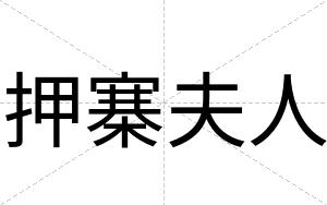 押寨夫人