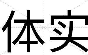 体实