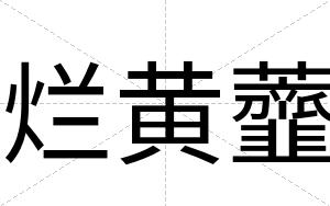 烂黄虀