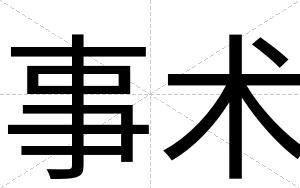 事术