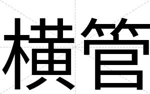 横管