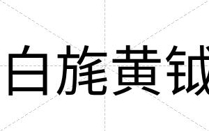 白旄黄钺 白旄黄钺