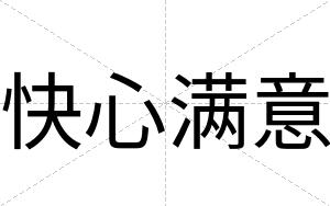 快心满意 快心满意