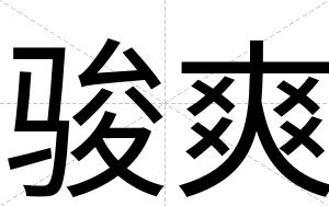 骏爽