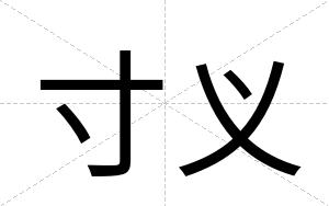 寸义