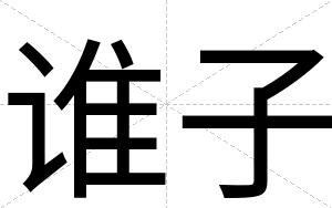 谁子
