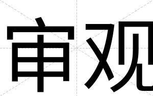 审观