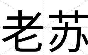 老苏