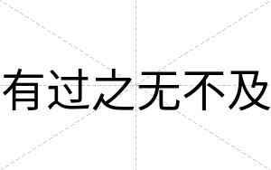 有过之无不及 有过之无不及
