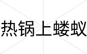 热锅上蝼蚁