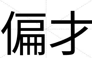 偏才 偏才