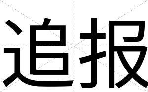追报
