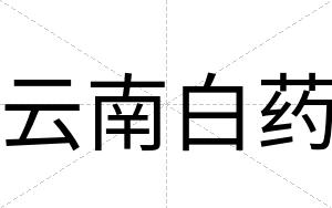 云南白药 云南白药