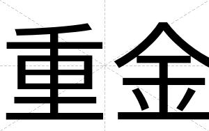 重金