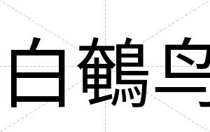 白鵪鸟 白鵪鸟