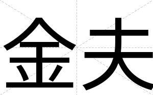 金夫