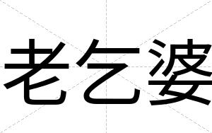 老乞婆