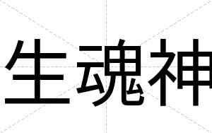 生魂神