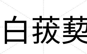 白菝葜 白菝葜