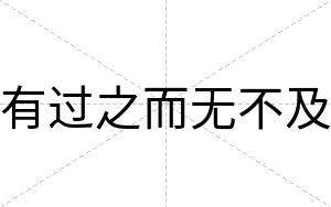 有过之而无不及 有过之而无不及